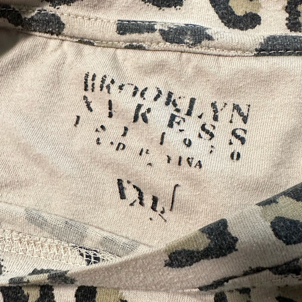 Brooklyn Made Leopard Print T-Shirt - Picture 2 of 2